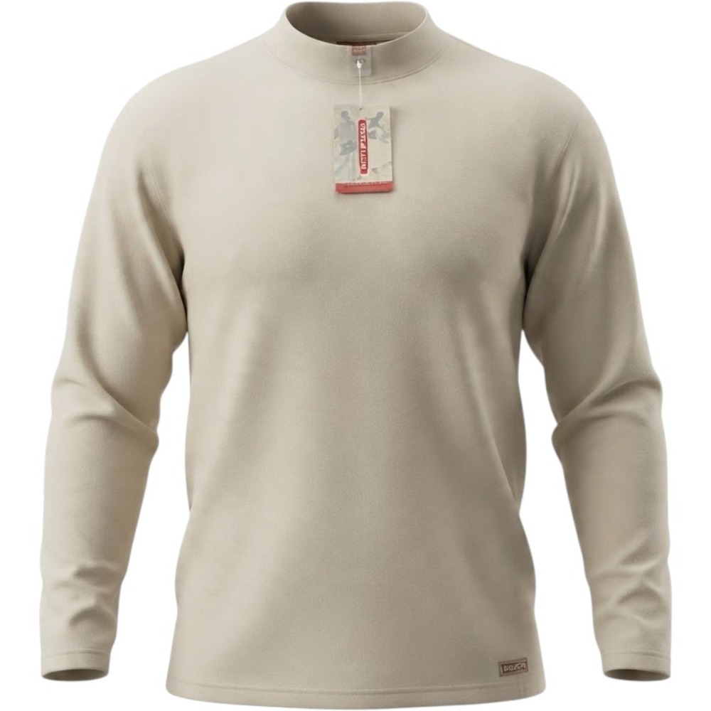 Redington Water Moc Crew Mens 2XL Rock Beige Fleece Long Sleeve Shirt SM032 NWT